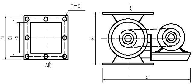 鏈條傳動(dòng)卸料器結(jié)構(gòu)